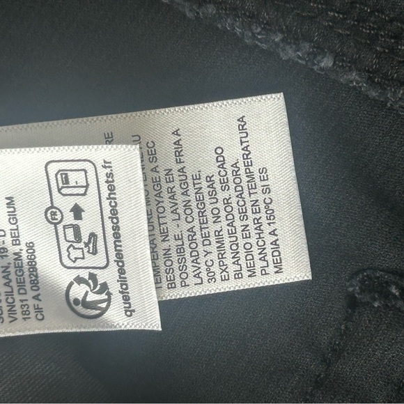 NWT Women’s  Levi's Strauss 726 High Rise Flare Corduroy Jeans Size 32x32 Black - Picture 10 of 12